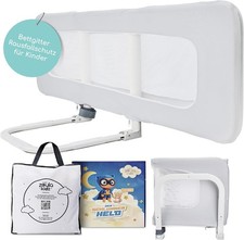 Bettschutzgitter Rausfallschutz Bettgitter Bettrailing Babybett 110 cm klappbar
