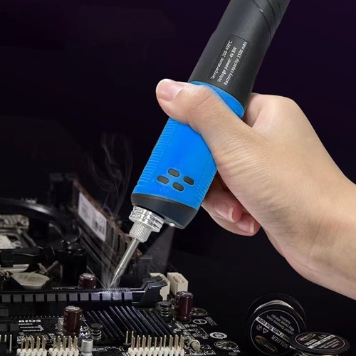 Fer A Souder Etain Fer à Souder Sans Fil Pour Batterie Bosch 18 V GBA/BAT, Chauffage Rapide, Avec écran Numérique LED, Fer à Souder Mobile Avec USB & Type-C Pour Fer A