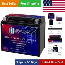 BS -12 Volt 10 AH, 180 CCA, Rechargeable Maintenance Free SLA AGM Motorcycle ...