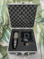 AKG P220 Studio Condenser Microphone w/ Shock Mount and Carrying Case