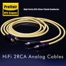 HiFi Audio RCA Cables Extend Signal Cable Interconnect