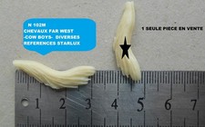 STARLUX WESTERN COPIES RESINE QUEUE CHEVAL AU GALOP COW BOYS OU INDIENS