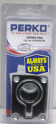Perko 0575DP0CHR Chrome Plated Bronze 2'' X 2-5/8'' Flush Lifting Pull Ring (NEW)