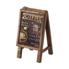 Panneau de bar à café pour maison de poupée à l'échelle 1/64, mini