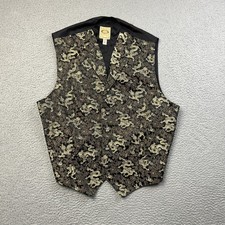 Vintage Wah Maker Dragon USA Made. Frontier Clothing Vest.