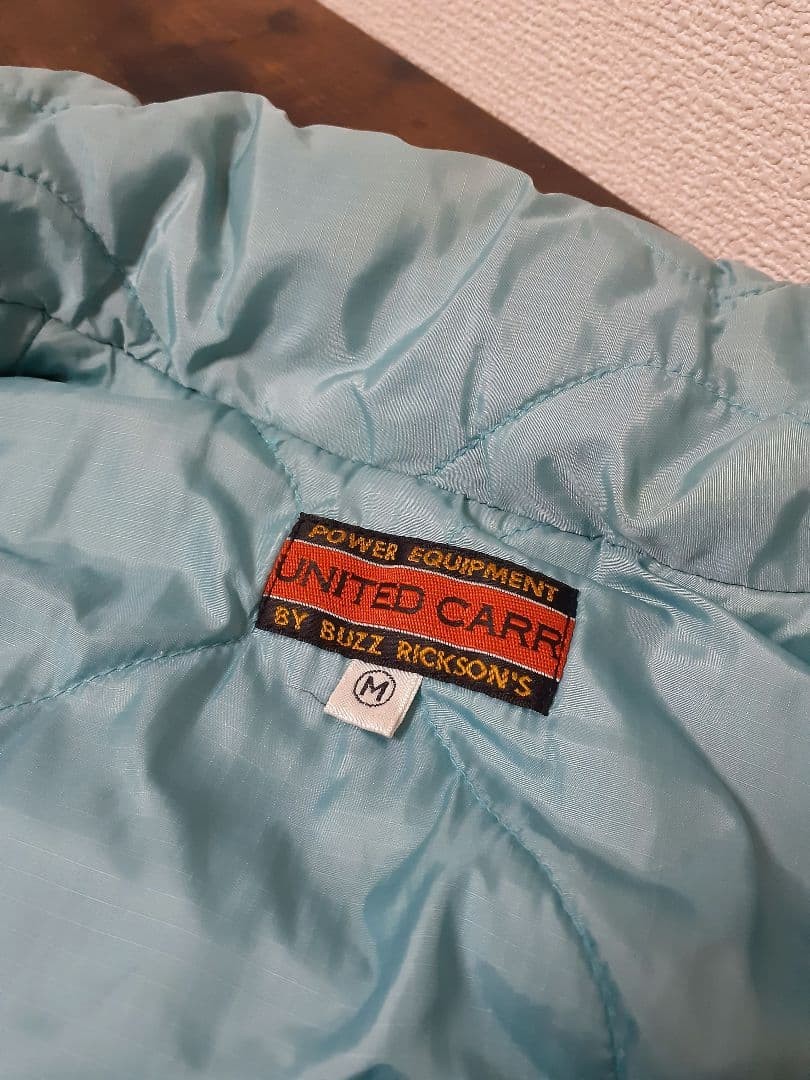 Buzz Rickson's Quilted Jacket Ripstop Nylon Sage … - image 14