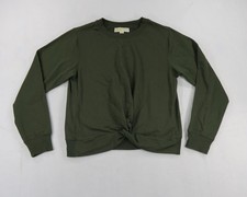 Michael Kors Women's Twist-Front Crewneck Sweatshirt Small