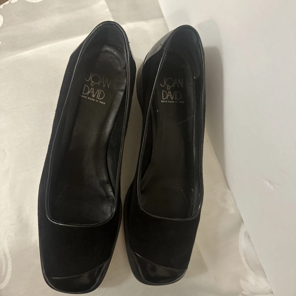 Zapato de gamuza y puntera de cuero Joan and David vintage Foto 3 de 4