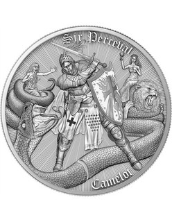 Niue 2 $ 2026 SIR PERCIVAL Camelot Sonderedition 1 Oz Silber 999.9 OVP.