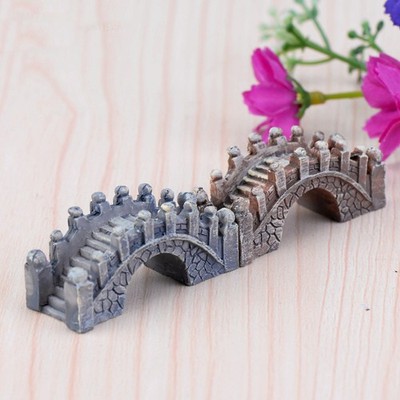10 Pcs Diy-bonsai-brückenmodell Gartendekorationen Kleine Gartenbrücke