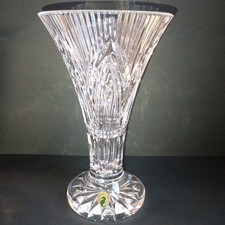 Waterford Crystal Romance of Ireland Collection, Rock of Cashel Vase Mint No Box