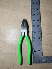 7 inch Mac Tools Lineman's Pliers, Neon Green Grip P301832G
