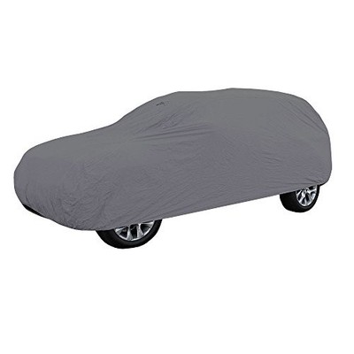 FH Group Universal Fit Non-Woven Water Resistant SUV Cover , Gray Medium