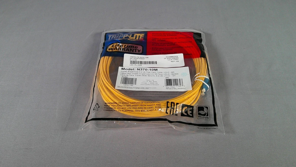 Tripp Lite N518-02 Cavo A Fibre Ottiche LC/ST Multimodale 50/125 - 2 Metri - Duplex Per Reti Gigabit (N518-02M)