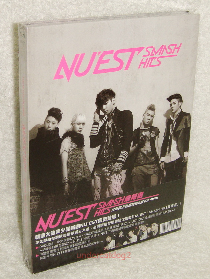 NU'EST ニューイスト　DVD アルバムセット NU'EST SMASH HITS Taiwan Ltd CD+DVD+Card (Mini Album Action
