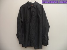 NWOT Red Kap Men's Long Sleeve Button Down Industrial Work Shirt Blue Size XL