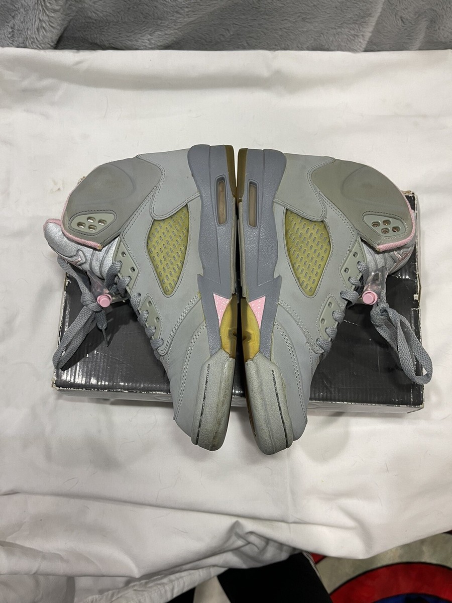 UNWEARABLE Nike Air Jordan Retro 5 GS Silver Shy Pink