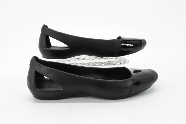 crocs sienna shiny flat
