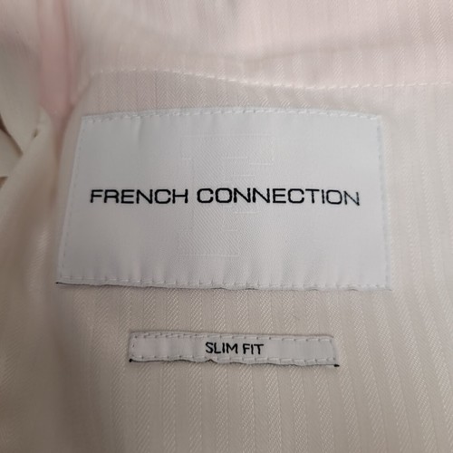 Brand New Pale Pink Trousers Wool Blend French Connection Men’s 32R Slim Fit - Picture 8 of 11