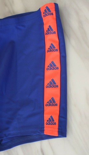 Adidas Junior Swim Brief Swimming Swimsuit Blue Swimwear Pool Trunk Bath 24 - Picture 4 of 8