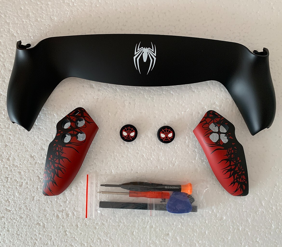 Spiderman2 Replacement Shell for PlayStation Portal PS5 Portal + Thumb Grips Cap