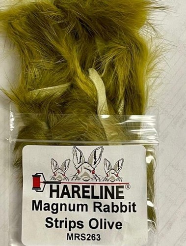 STRISCE HARELINE MAGNUM CONIGLIO. Zonker 1/4". SCEGLI IL COLORE. FLY LEGING. ACQUA SALATA - Foto 21 di 39