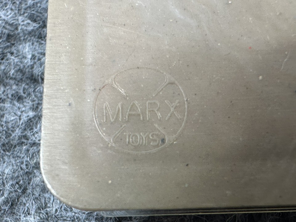 VTG Marx Miniature Masterpieces Western Scene Indians Hand Painted HK