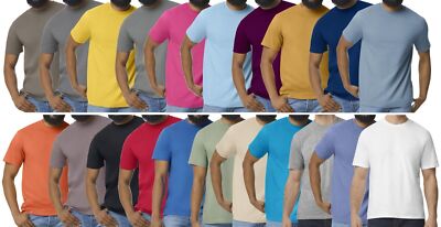 Gildan Softstyle CVC T-Shirt a Maniche Corte, Style G67000, Confezione