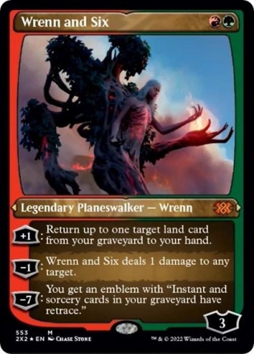 Wrenn and Six (Foil Etched) -Foil Near Mint English MTG Double Masters 2022