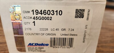 ACDelco Suspension Stabilizer Bar Link Kit 45G0002 19460310