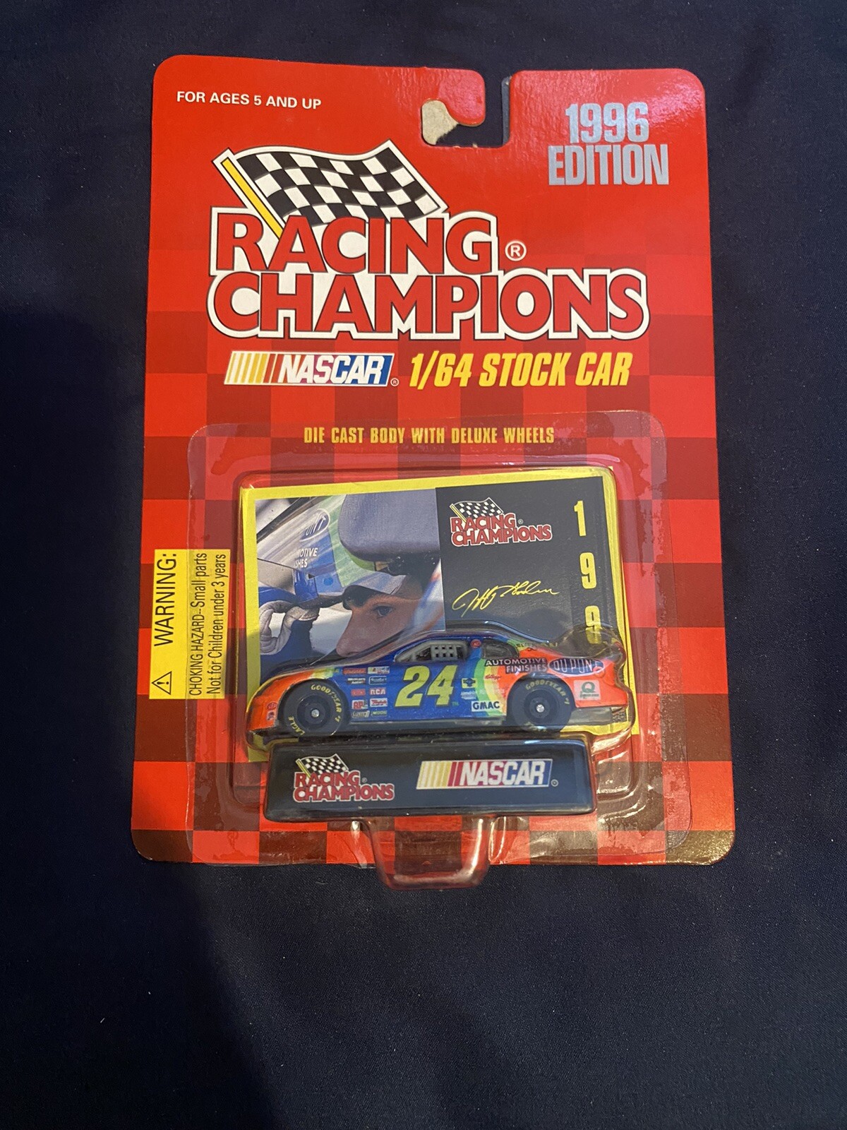 1996 Edition Jeff Gordon #24 Racing Champions 1:64 Scale Dupont Chevrolet