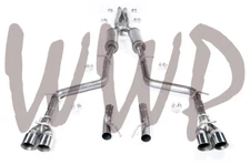 Dual 2.5" CatBack Exhaust System For 15-22 Dodge Challenger SXT 3.6L V6 Quad Tip