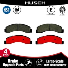 Front Carbon Fiber Ceramic Brake Pad Fit For Ford Excursion F-250 F-350 2000-04