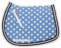 Equine Couture Emma Saddle Pad Blue/navy on sale Equine Couture Emma Saddle Pad Blue/navy on sale