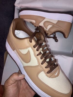 NIKE AIR FORCE 1 QS 【ACORN】 NIKE Air Force One Low Acorn and Chocolate Bottom DS Size