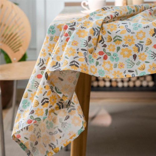 Stripes Print Tablecloth Dinner Party Rectangle Boho Wedding Table Cloth Covers - Picture 6 of 27