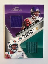 2007 Prestige Changing Stripes Materials #8 Daunte Culpepper #'d 122/250