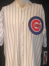 Alfonso Soriano Chicago Cubs #12 Authentic Majestic Home Pinstripe Jersey SZ 52