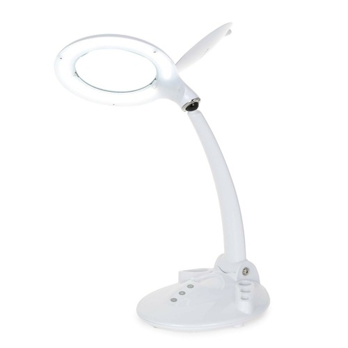 Lampe grossissante DEL AmScope 1,75 X objectif 5 pouces blanc 11 W avec 60 pièces LED SMD - Photo 3/6