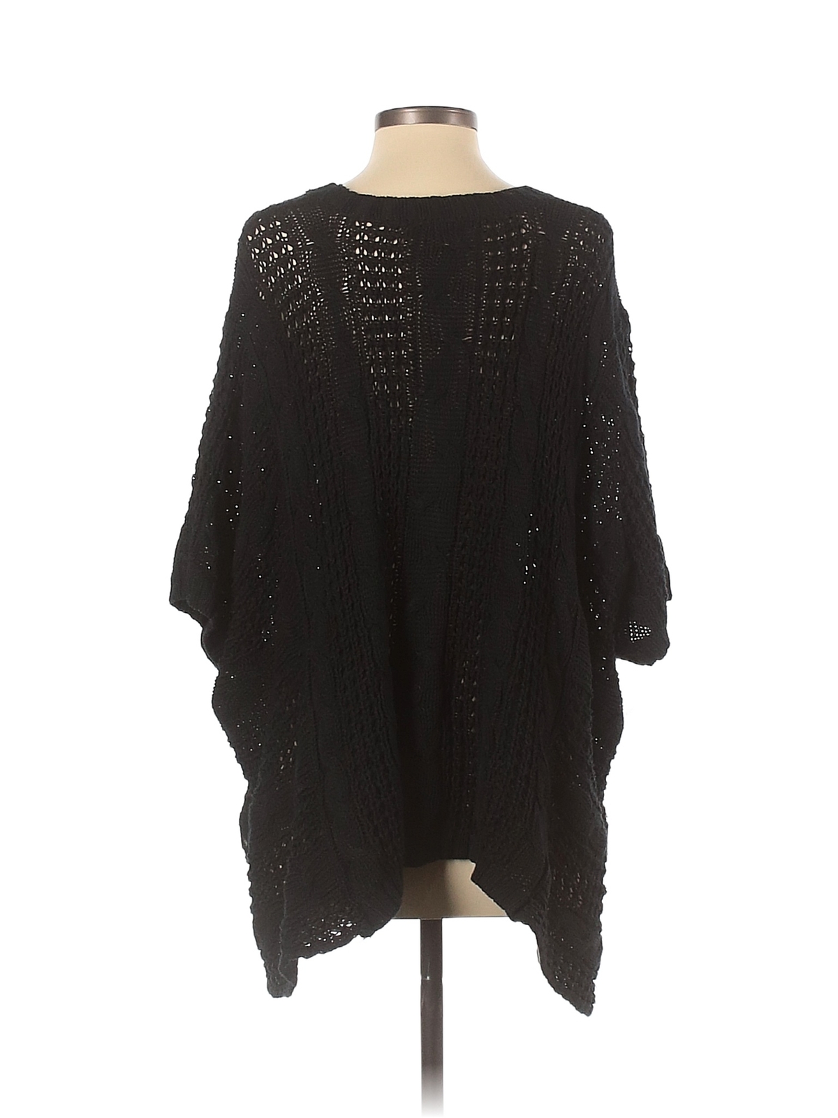 Minnie Rose Women Black Pullover Sweater XS eBay