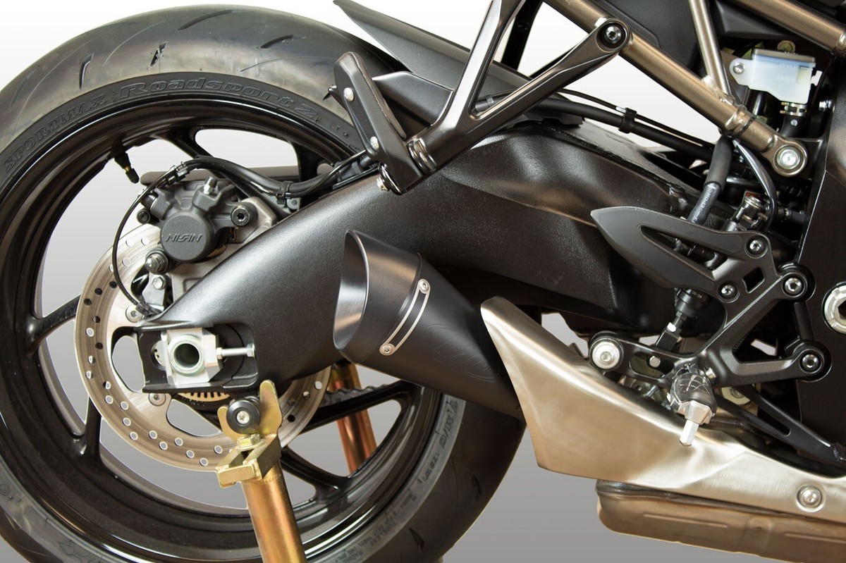 GSX-S1000/F CORSA-EVOⅡ Slip-on M4 Exhaust Suzuki GSX-S1000/F/FZ/Z 2021-2024 Black GP19 Slip