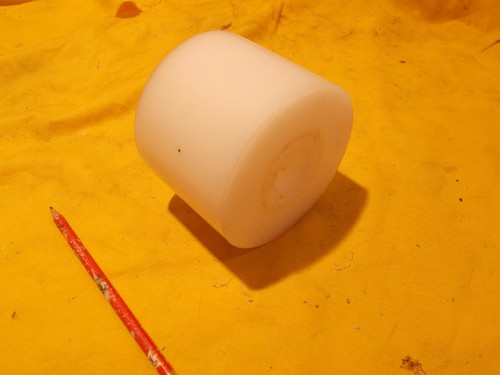 4" OD POLYPROPYLENE ROD machinable round bar bushing stock 4" OD x 3" LONG - Picture 1 of 2
