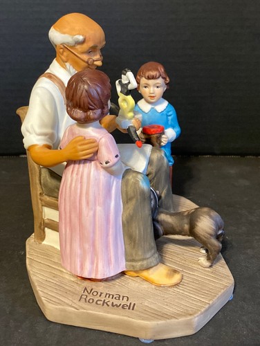 Norman Rockwell Figurine The Toy Maker Porcelain 1981 Collectors Limited Edition - Picture 2 of 6