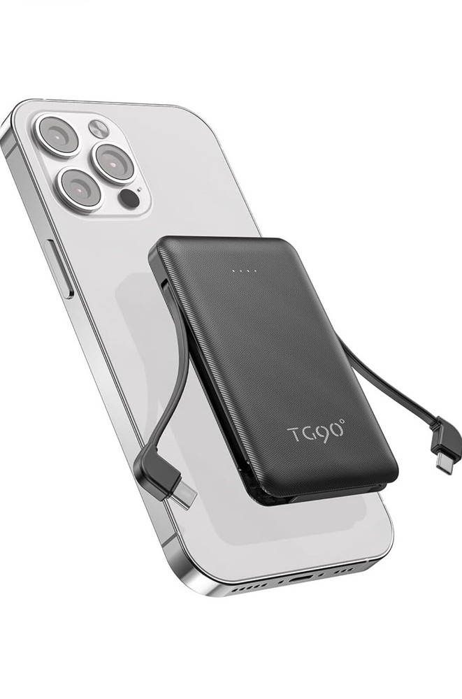 6000mAh Ultra-Compact Power Bank for On-The-Go Charging