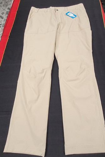 Pantalones de Senderismo Columbia (40/34R) Para Hombre Nuevos con Etiquetas Bolsillos Tostados Omni-Escudo Cremallera