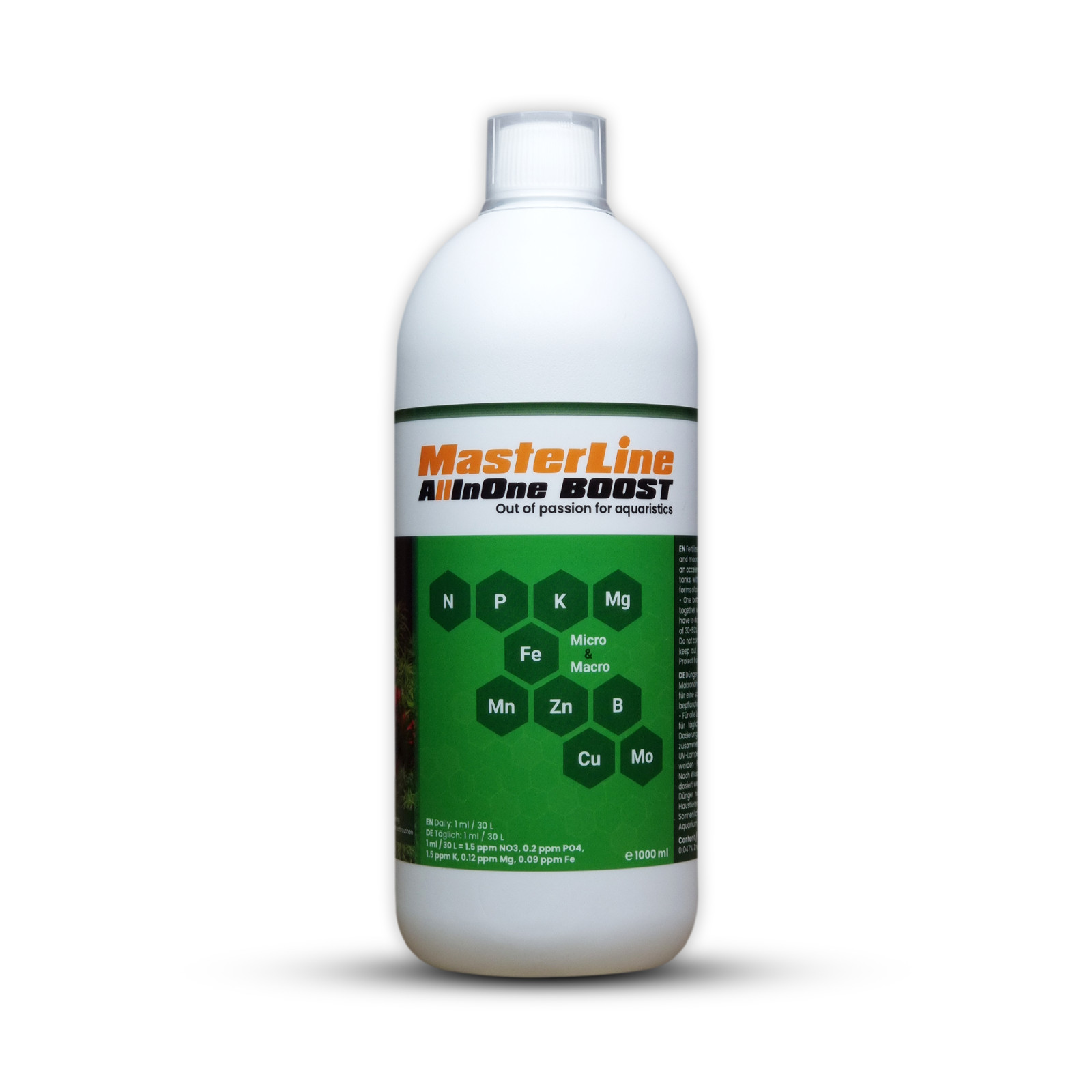 Fertilizzante MasterLine All In One Boost 1000ml - Analisi e Dosaggio