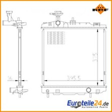 Radiatore, Raffreddamento Motore NRF 550022 per Mitsubishi