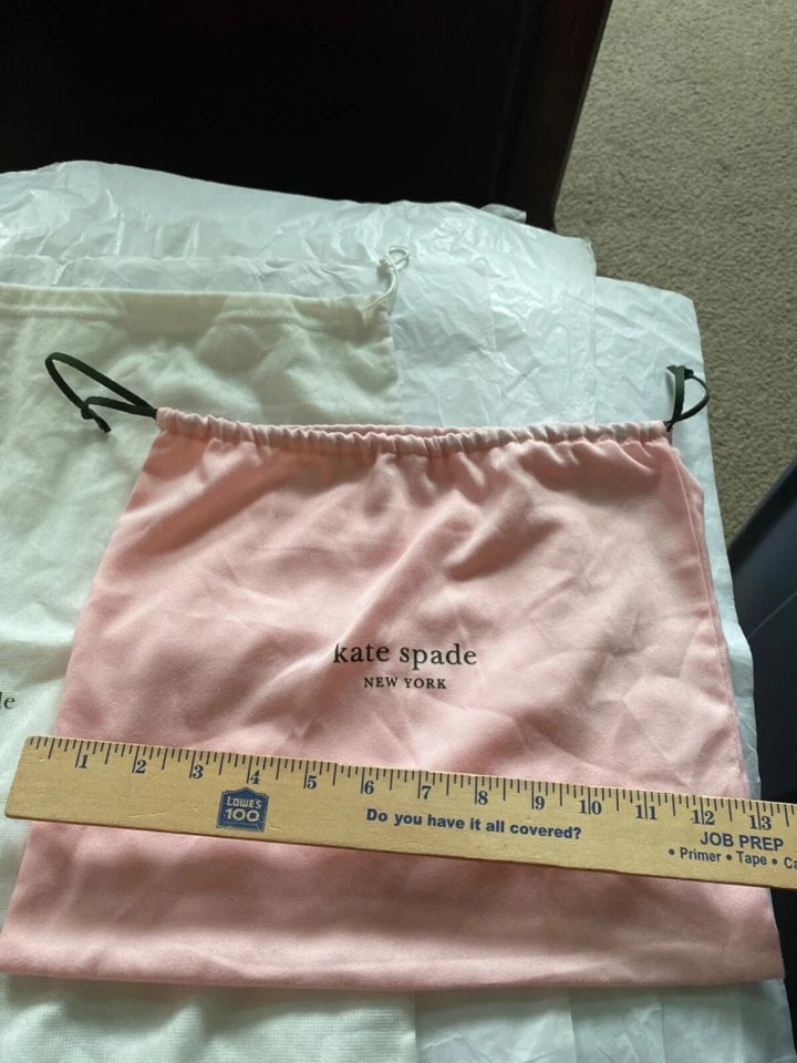 2 BOLSAS ANTIPOLVO KATE SPADE UNA BLANCA UNA ROSA Foto 2 de 4