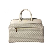 Michael Kors Travel Large Weekender in Light Cream Multi