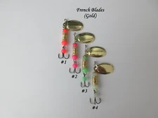 Trout Bass Spinner Lure - 2 3/16" L - #8 Hook  - (4 pcs)